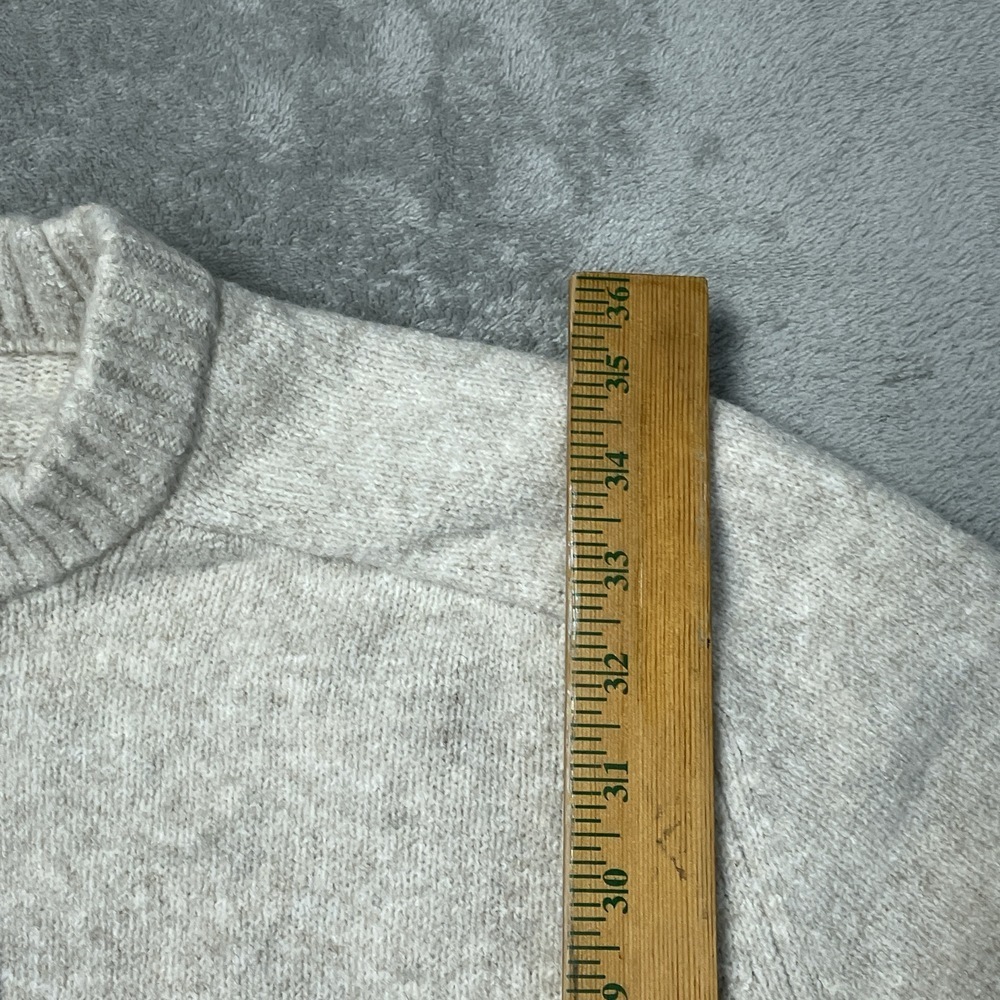 Dalia Women's L Sweater Dress Beige Mix Wool H0302 - Picture 3 of 8